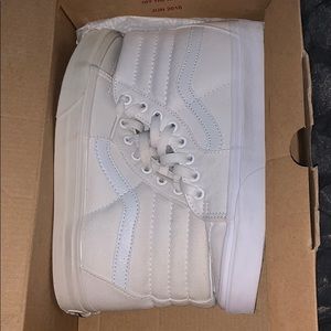 white high top vans